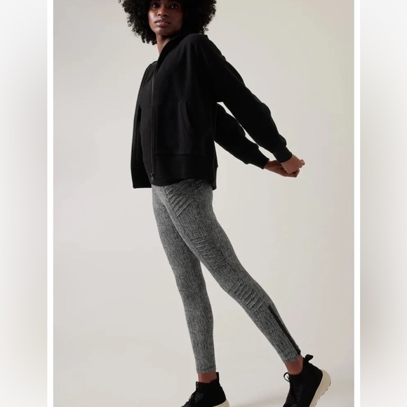 Athleta Delaney Textured Moto Tight - Picture 1 of 5